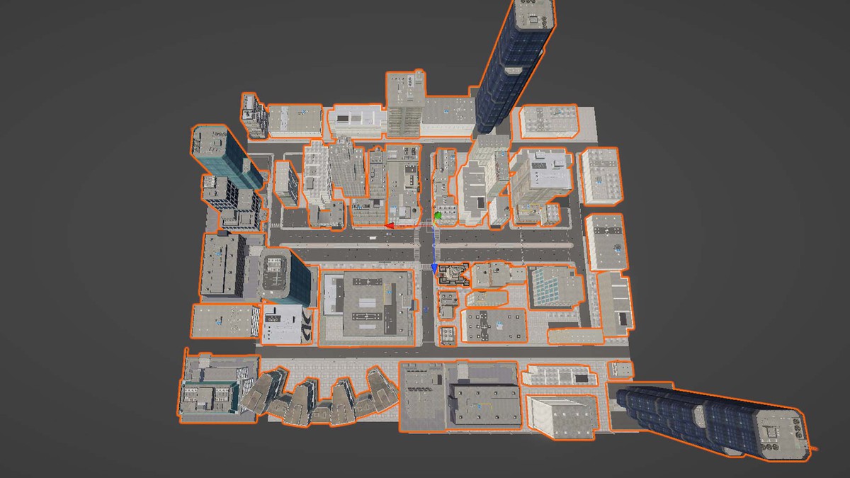 Full Game Ready City Pack Modular Low Poly Urban Environment Low-poly 3D model