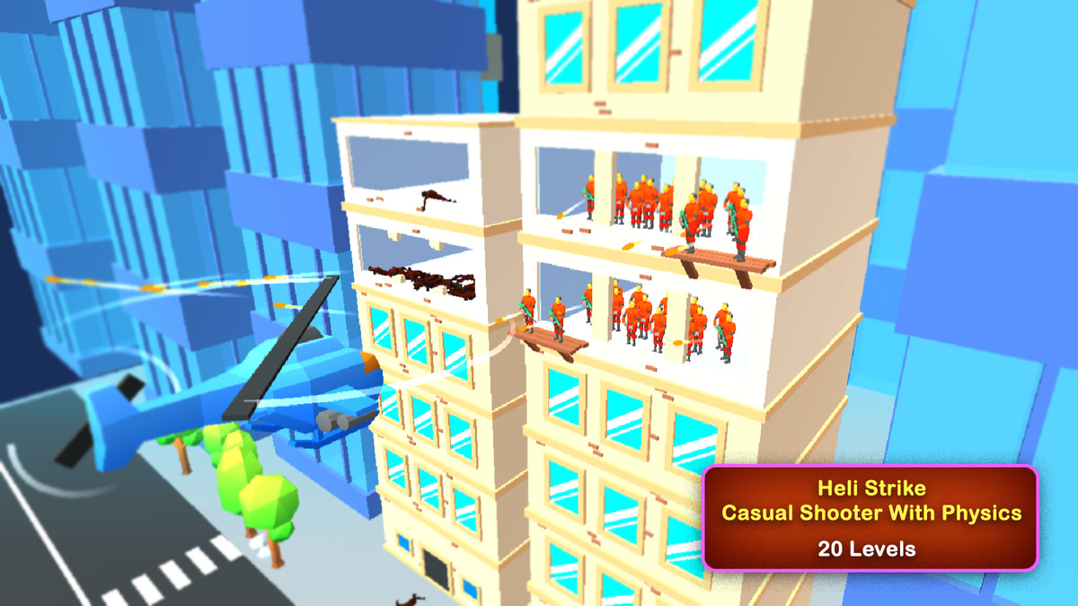 Heli Strike 3D - HyperCasual Template