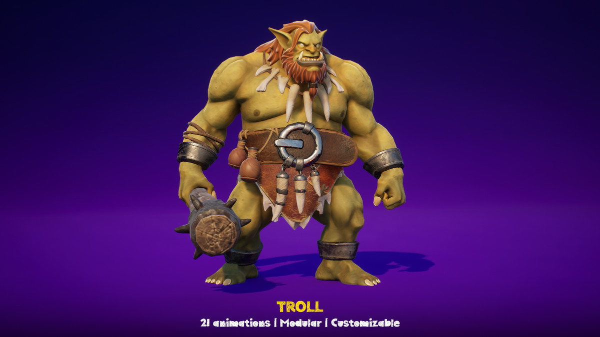 Enemy Troll Character