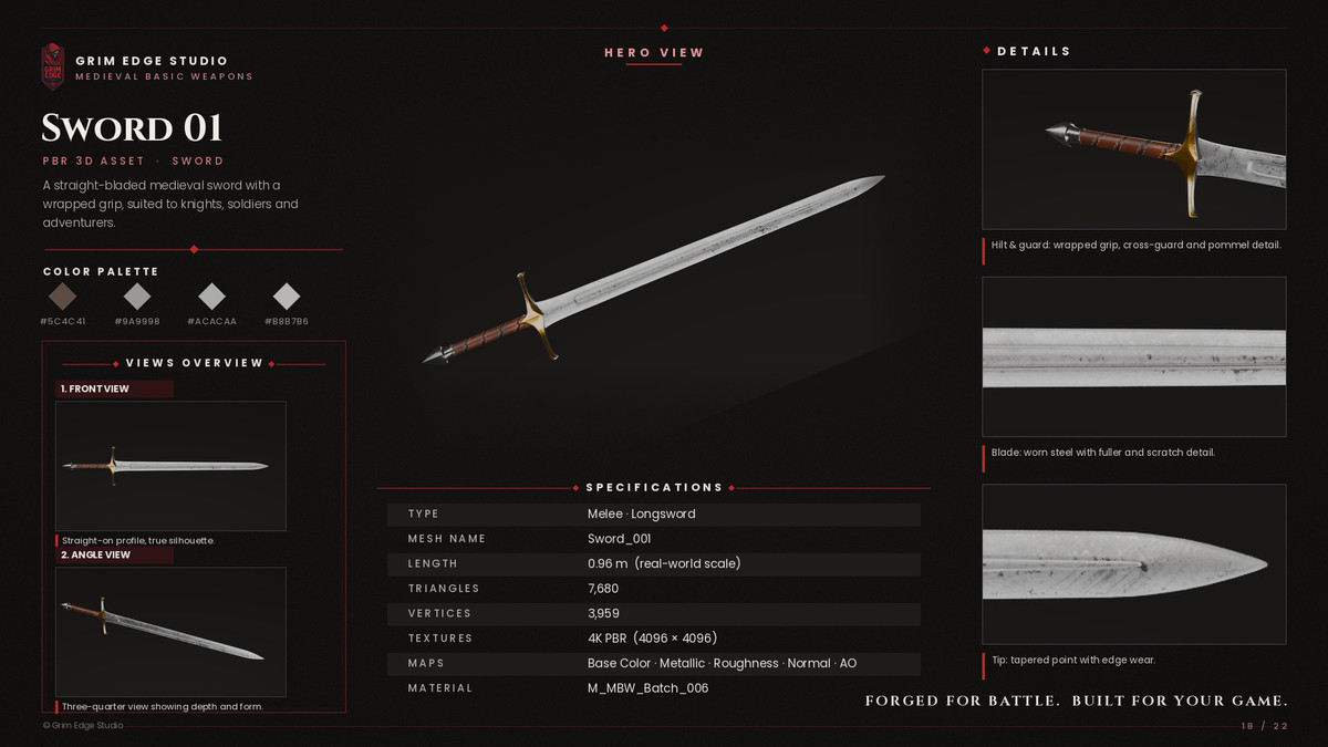Medieval Basic Weapons