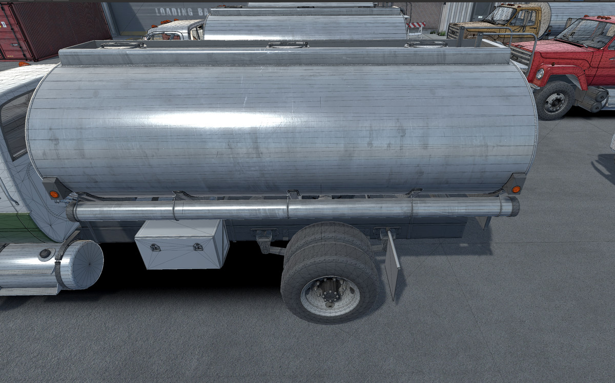 80s tanker truck
