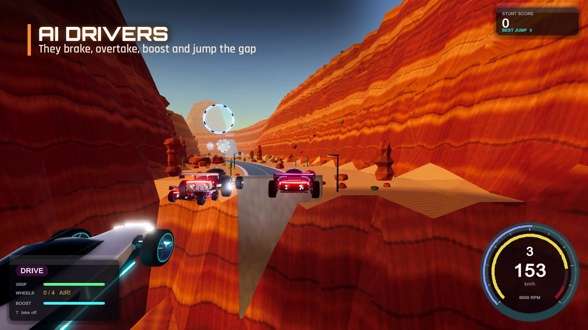 Hybrid Vehicle Controller 2.0: Flying Car/Drone, Stunts & AI