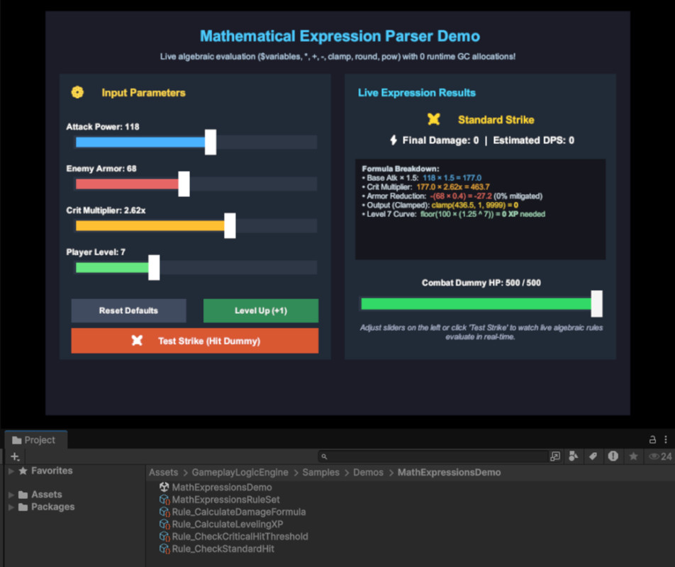 RuleForge — Reactive Gameplay Logic & Rule Engine