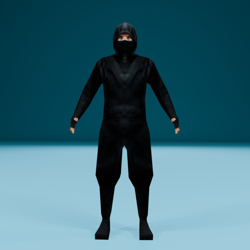 Low Poly Samurai Starter Pack
