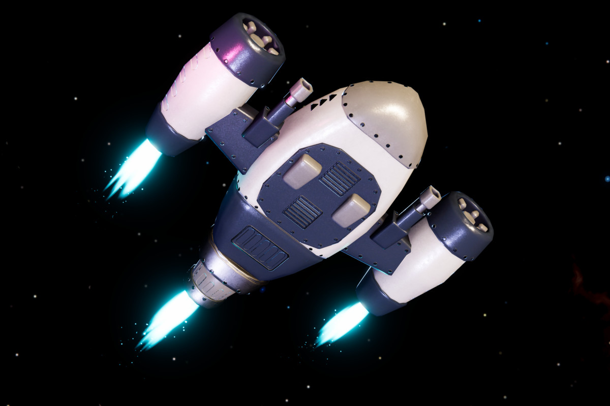 Stylized Spaceship Collection (4 Ships)