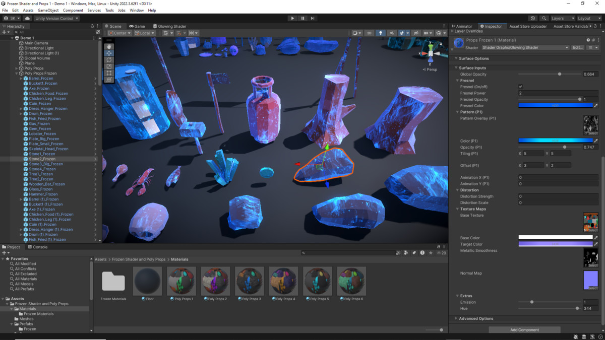 Frozen Poly Props (Lowpoly)