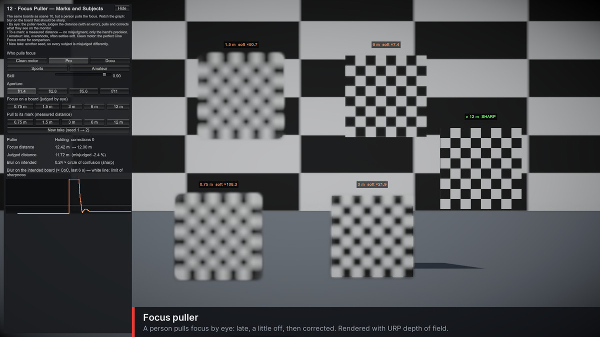 CineOperator — Camera Operator Simulation