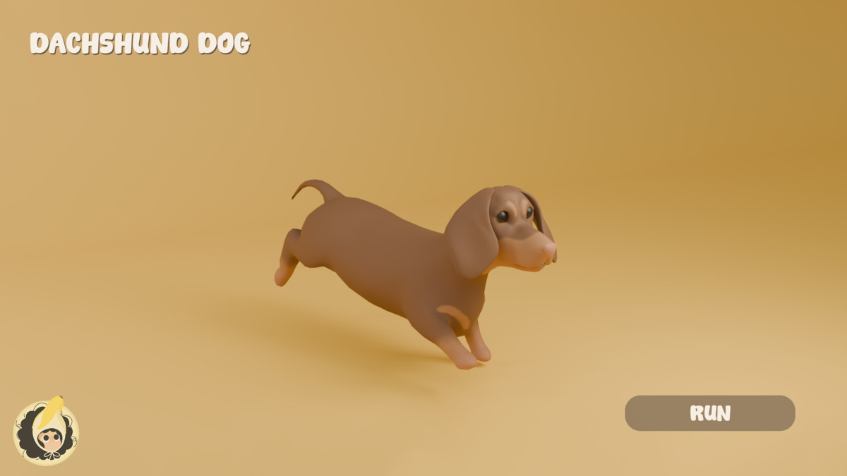 Animated Dachshund Dog