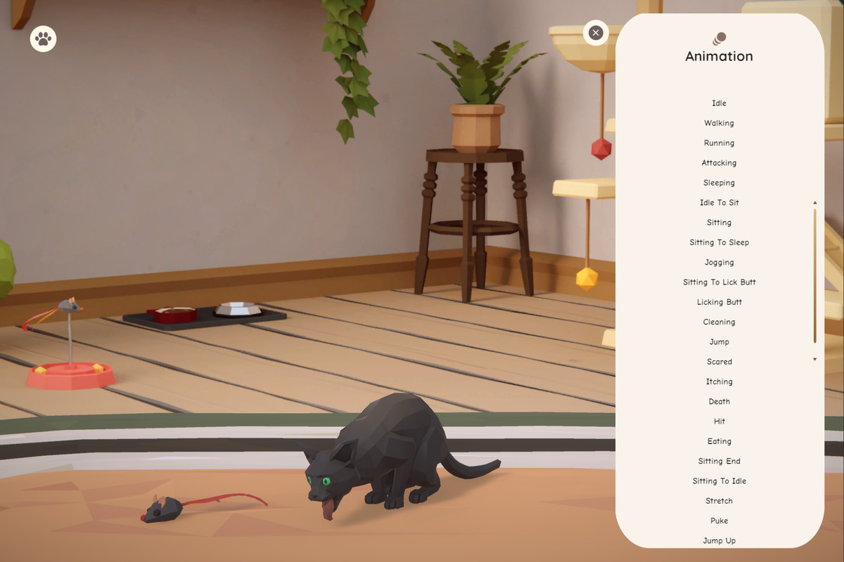 Low Poly Animated Cats