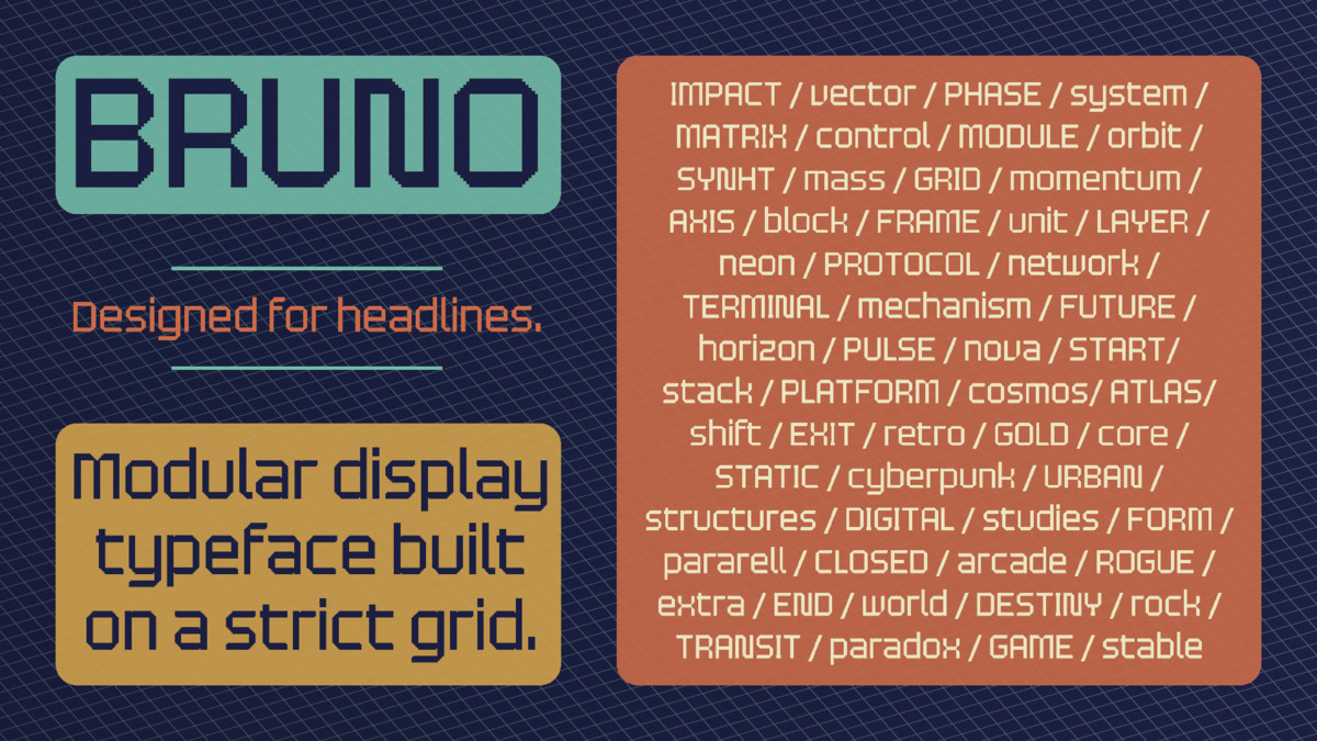 Bruno Display Font