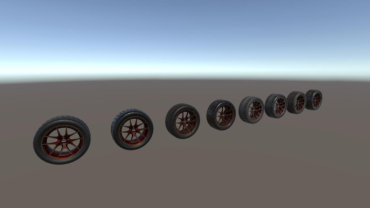 Kryxen Wheel V1 - Candy_Red - Game Ready