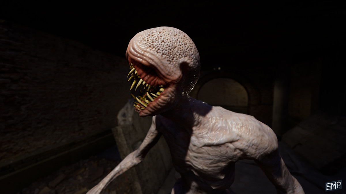 Creepy man