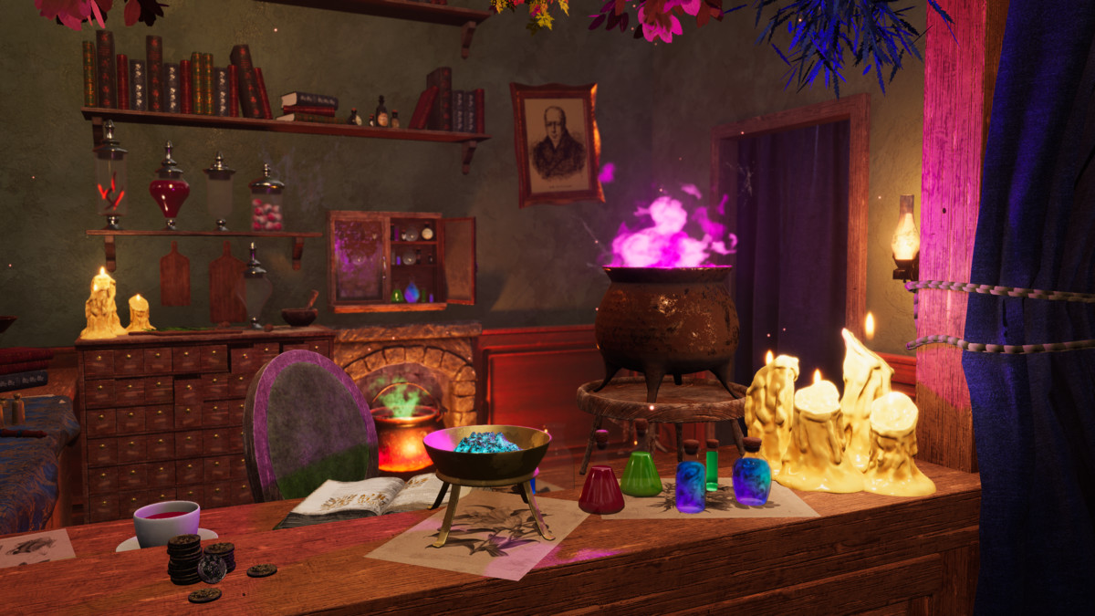 Witch House (Magical House, Magical Shop, Witch Shop, Fantasy Shop)