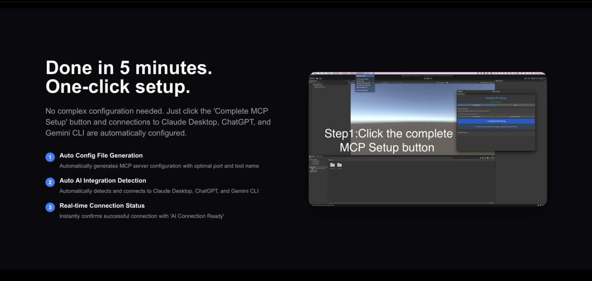 Synaptic AI Pro - Natural Language Control for Unity