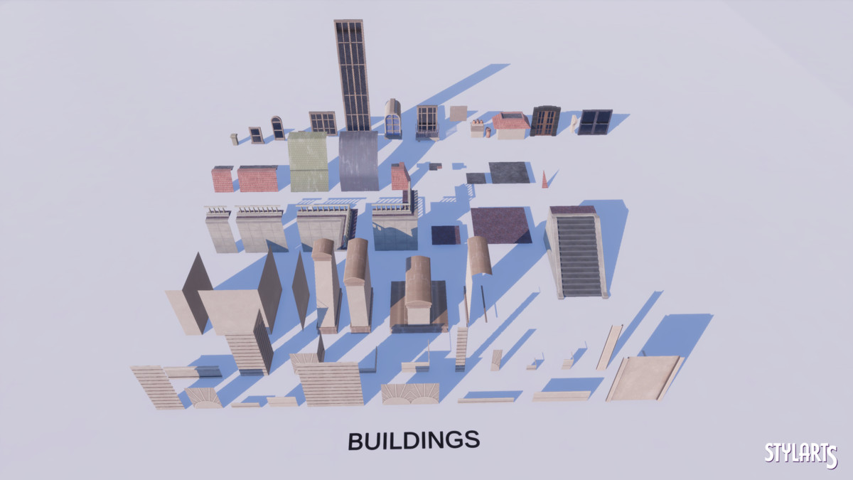 Stylized Paris City