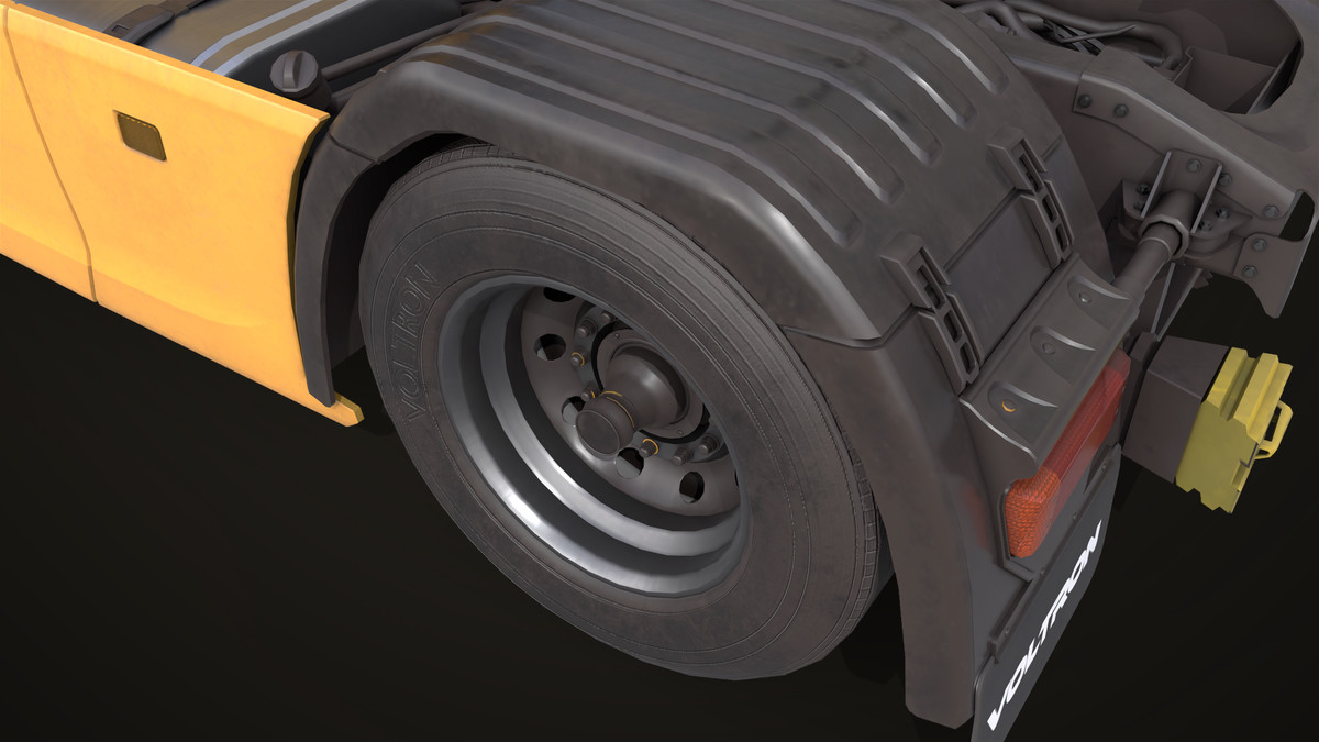 Chassis 06 Yellow URP HDRP Textures