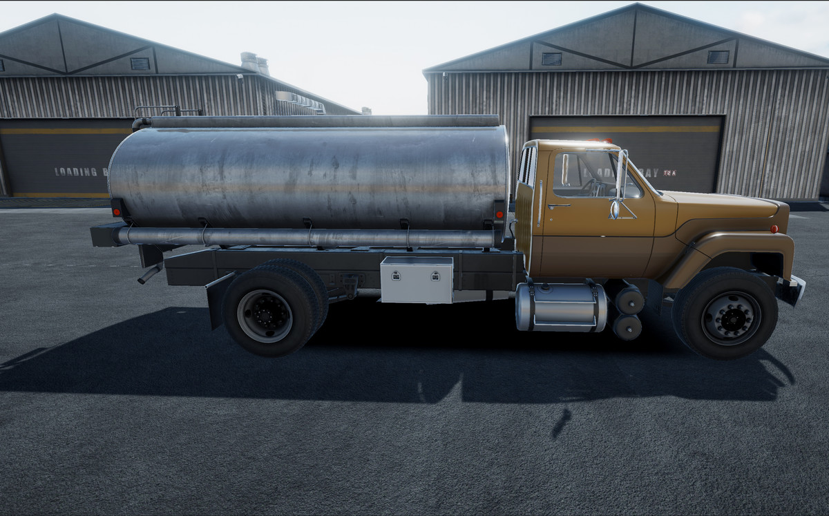 80s tanker truck