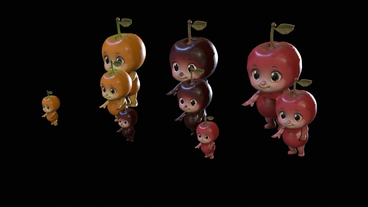 Chibi Fruit Cherry