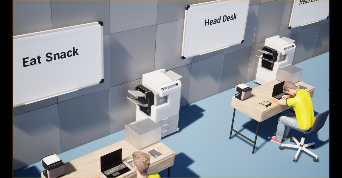Office Worker Animation