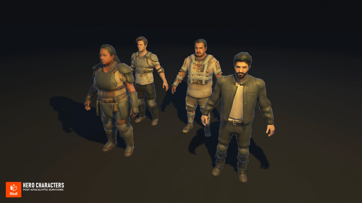 Hero Characters - Post-Apocalyptic Survivors