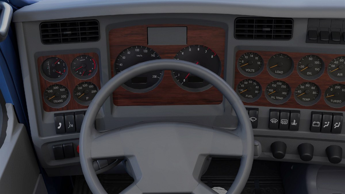 Heavy Truck Chassis 07 Blue and Green URP HDRP Textures