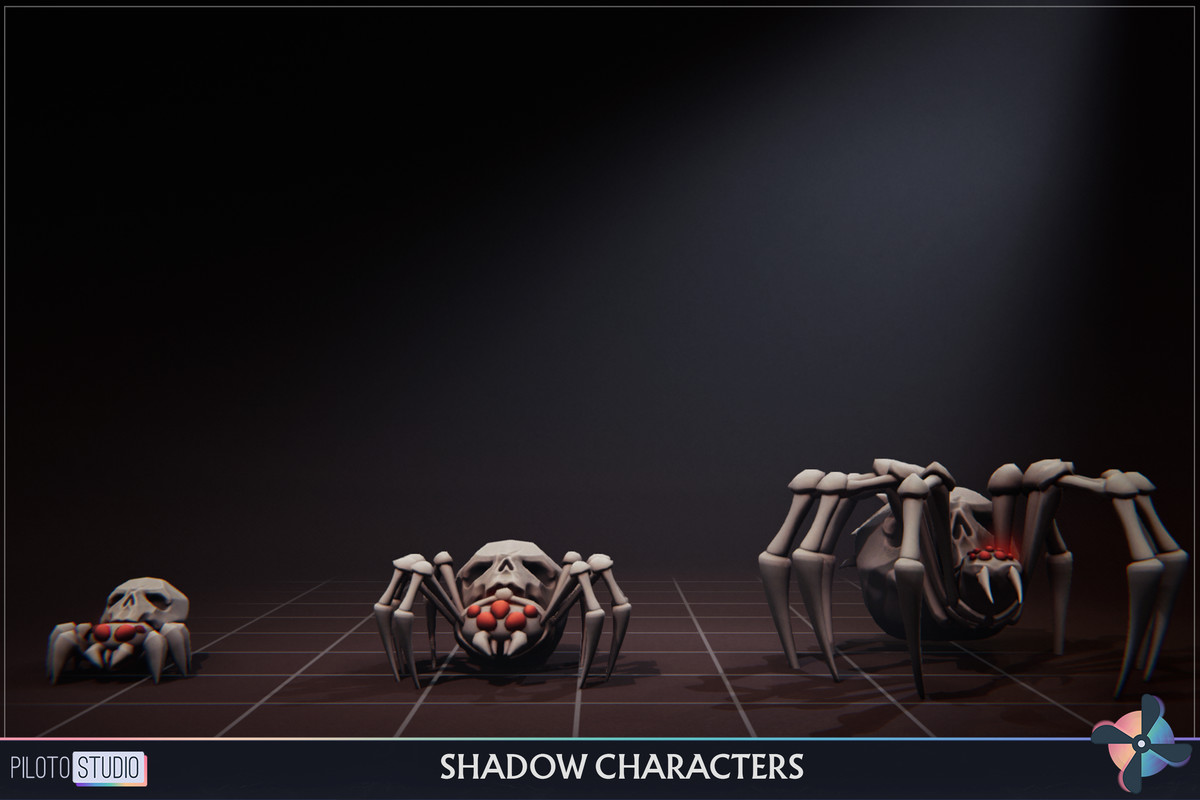 Shadow Ultimate MegaPack- 12 Families + Boss - 39 Characters + Animations