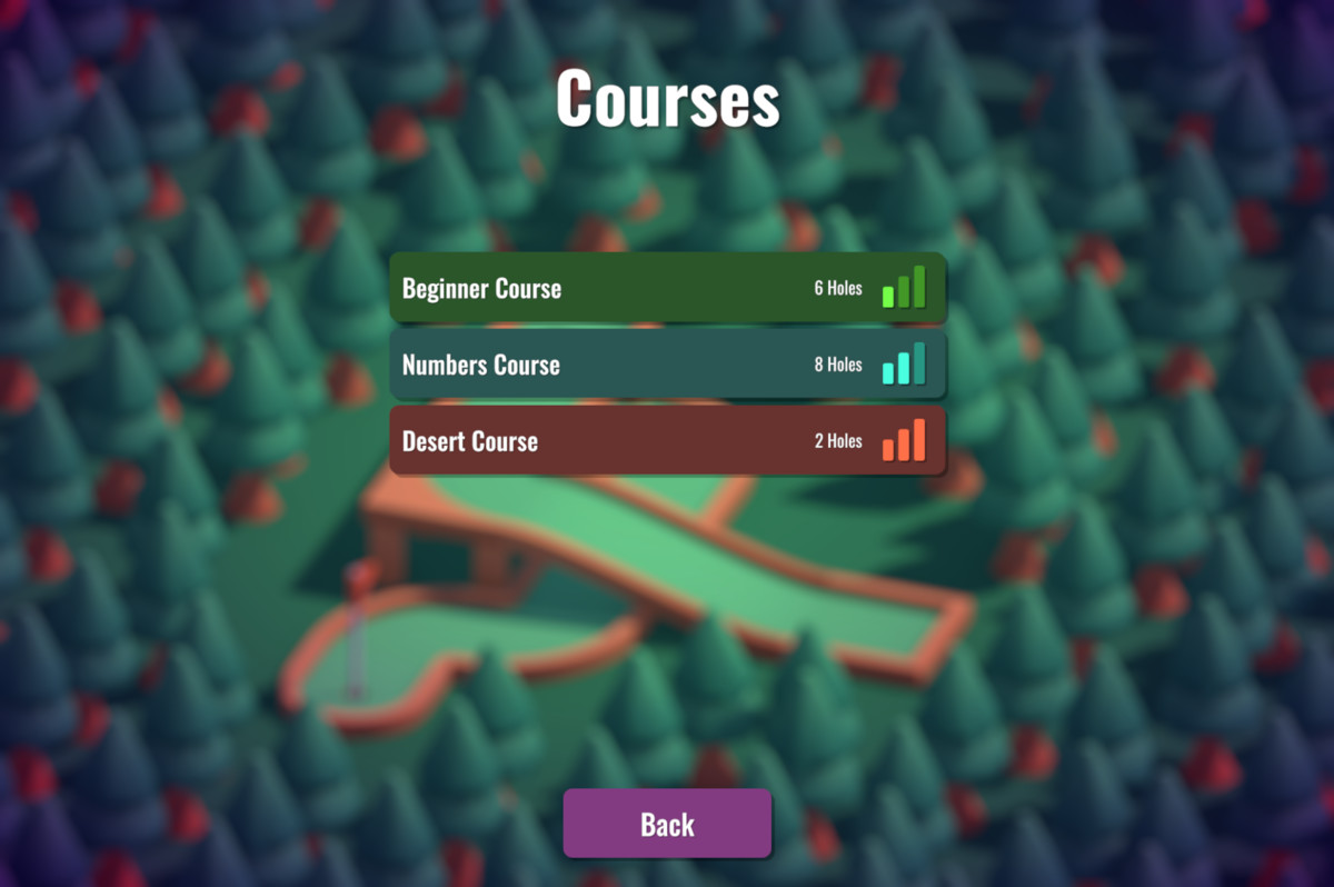 Mini Golf - Complete Game