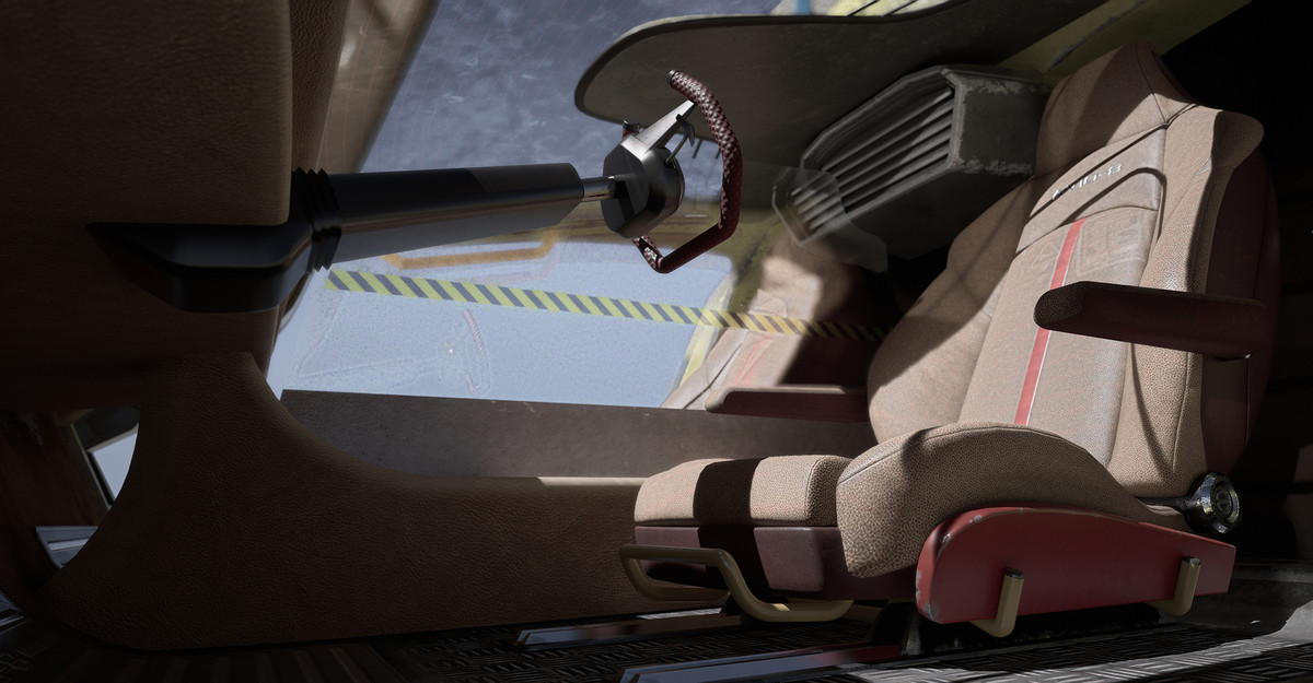 AVIO-8 Cyberpunk Hover Taxi