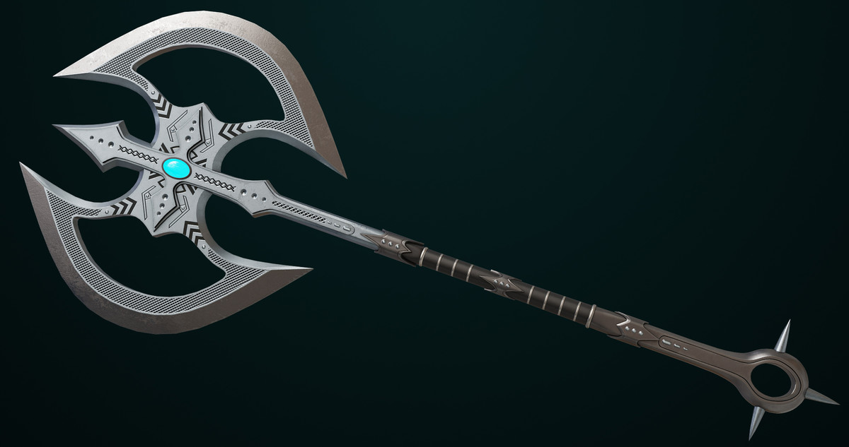 6 Battle Axes Collection 02 URP HDRP Textures