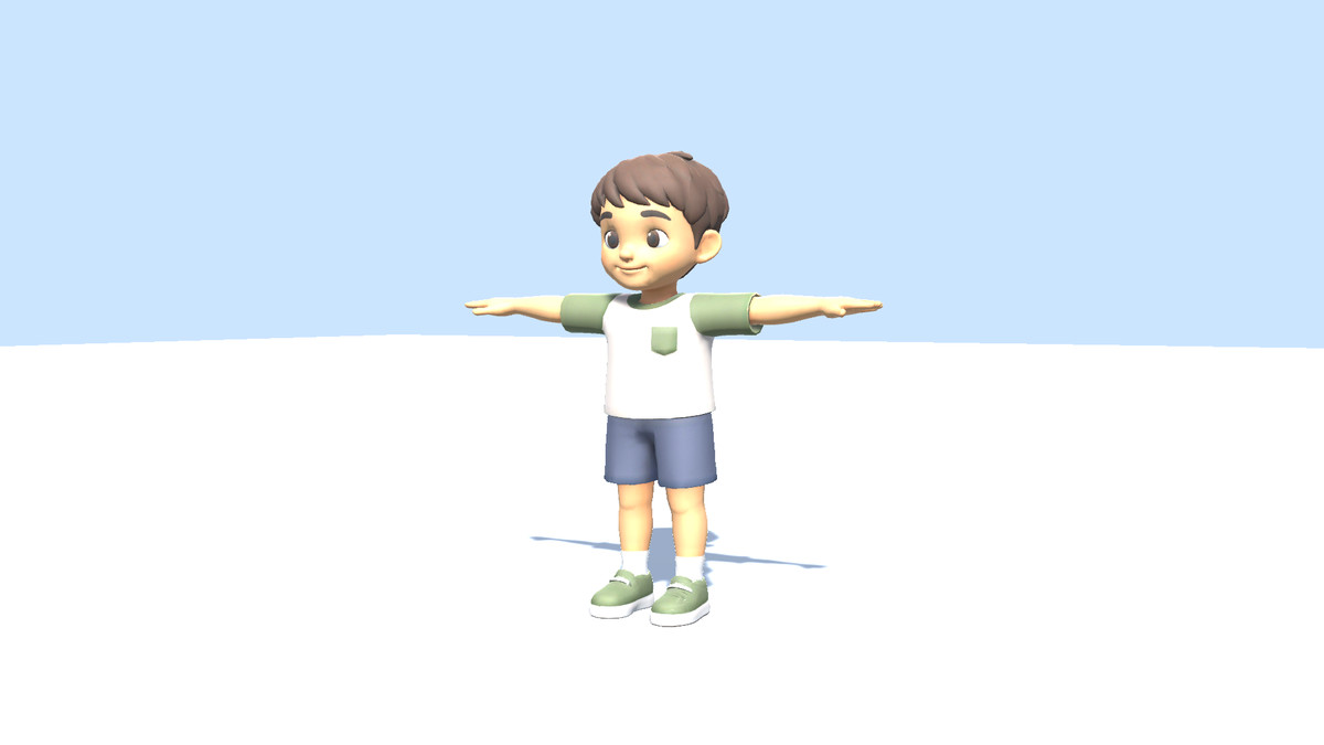 Cute Kids Characters - Stylized Cartoon Children Pack (Humanoid Rigged)