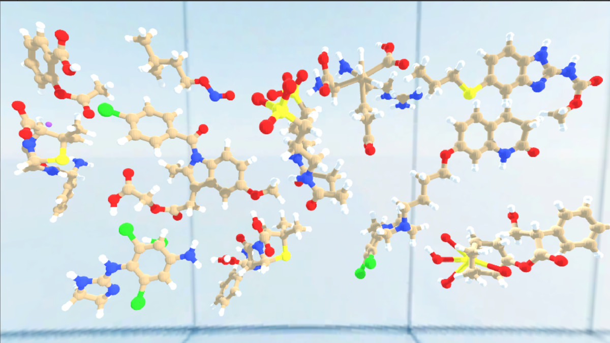 Chemical Molecules 3D Pack