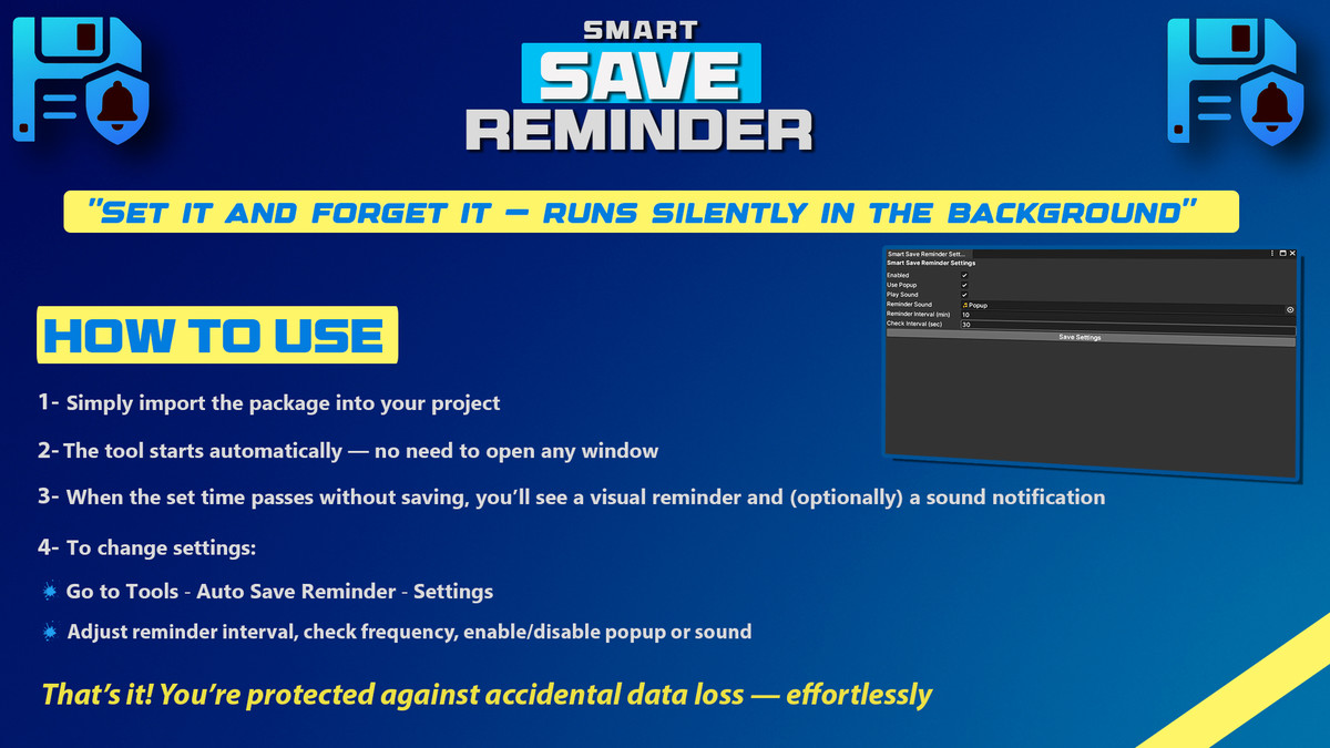 Smart Save Reminder
