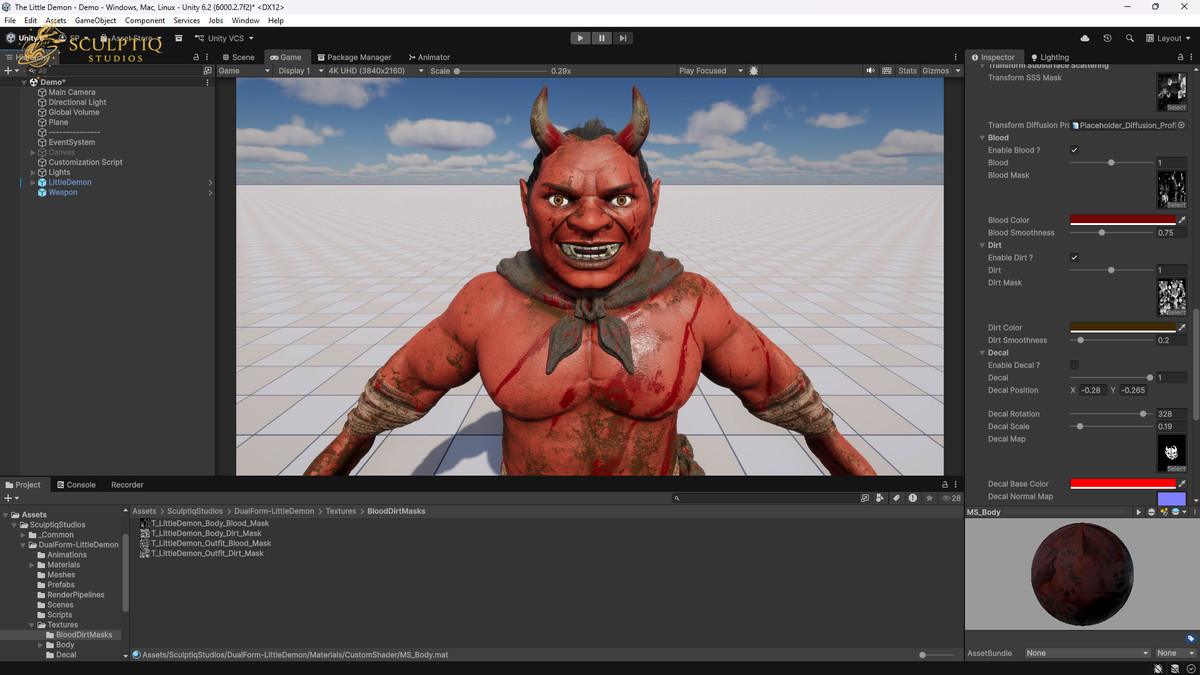 Little Demon / Hell Brute – Dual Form Character