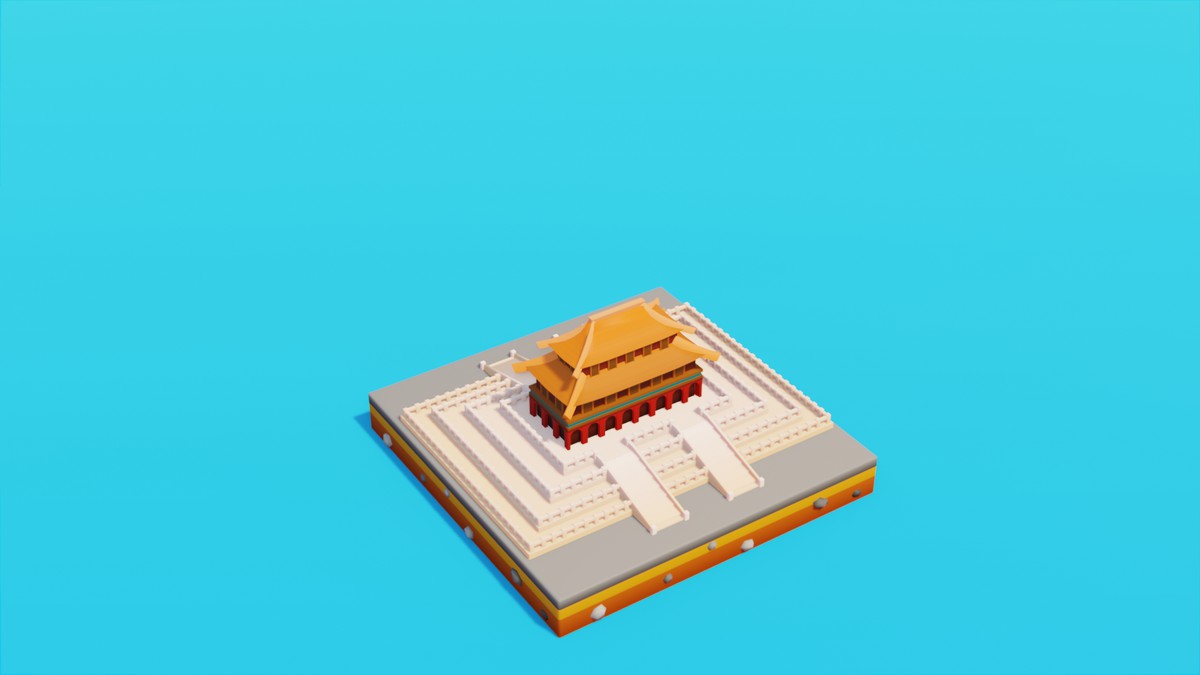 Low Poly LandMarks by IGS