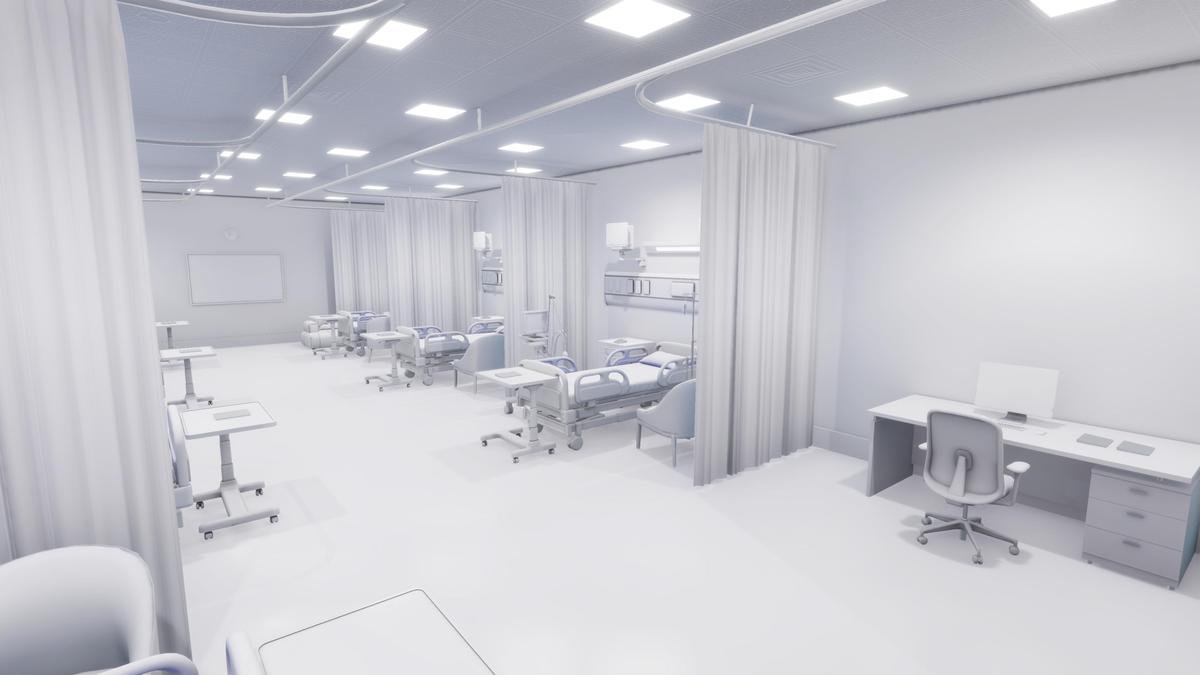 Hospital Wardroom Interior