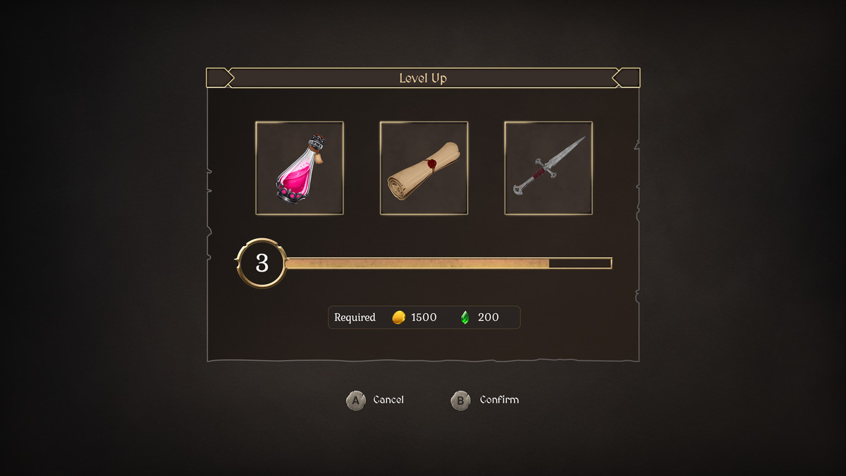 Fantasy RPG GUI