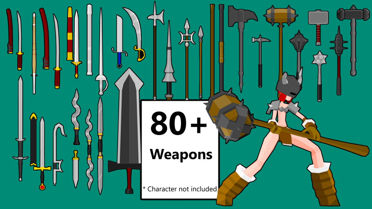 Low-Poly Melee Weapon Pack