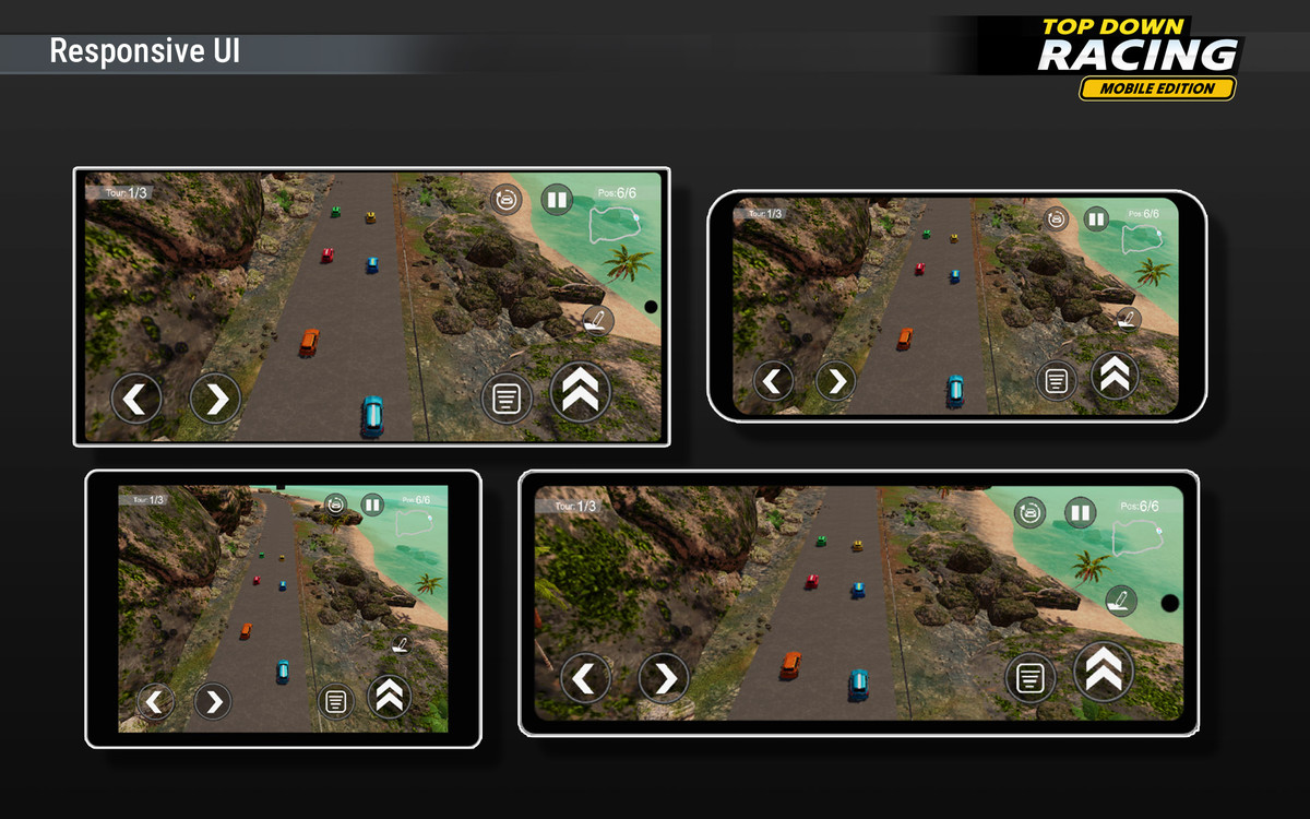 Top Down Car Racing - Mobile Edition