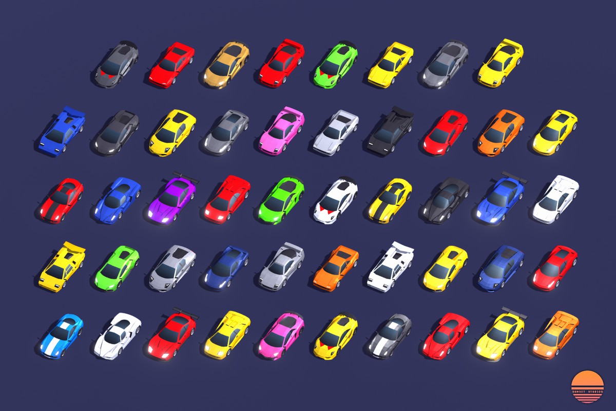 RIVALS: Low Poly Cars
