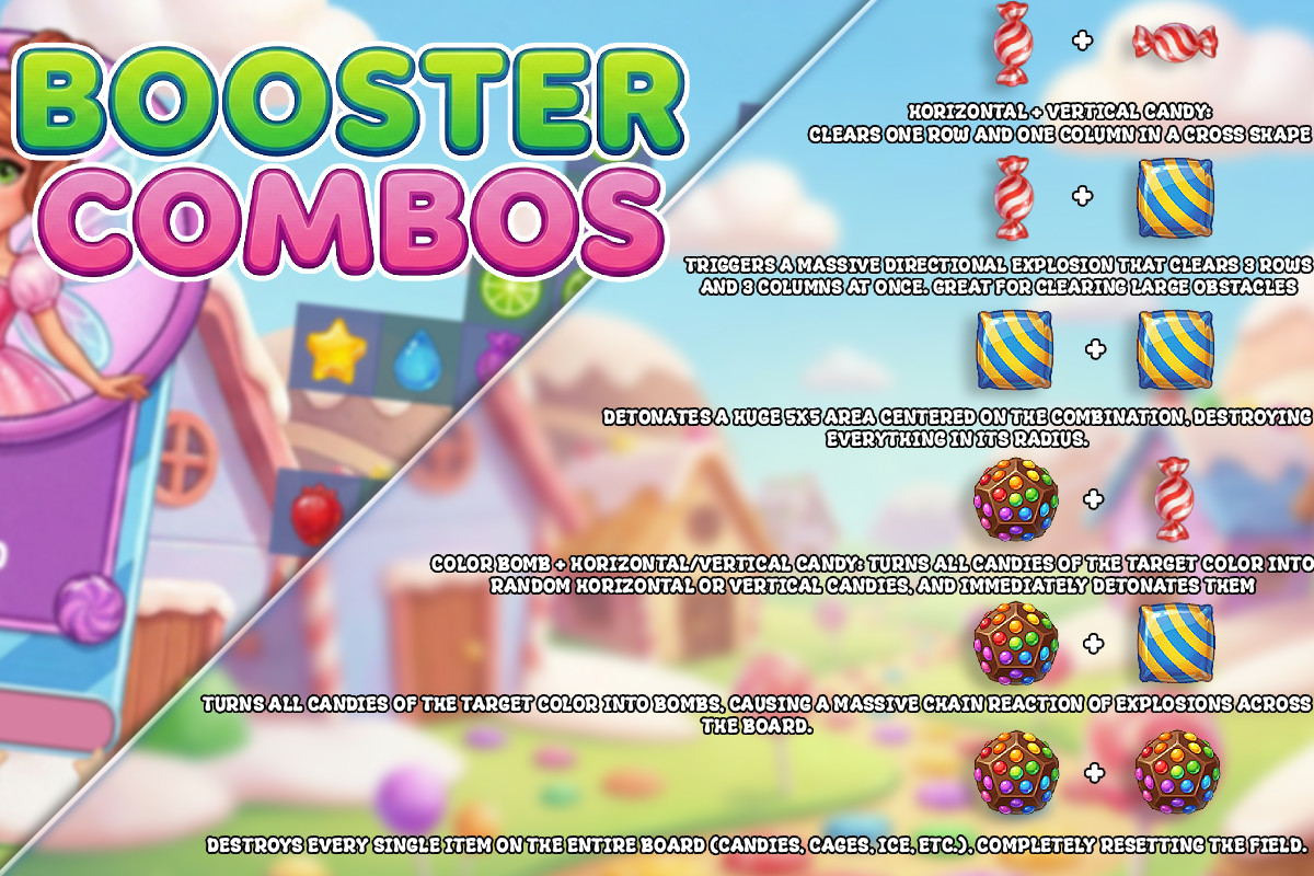 Match 3 Sweet Candy Kit: Complete Project + Procedural Editor