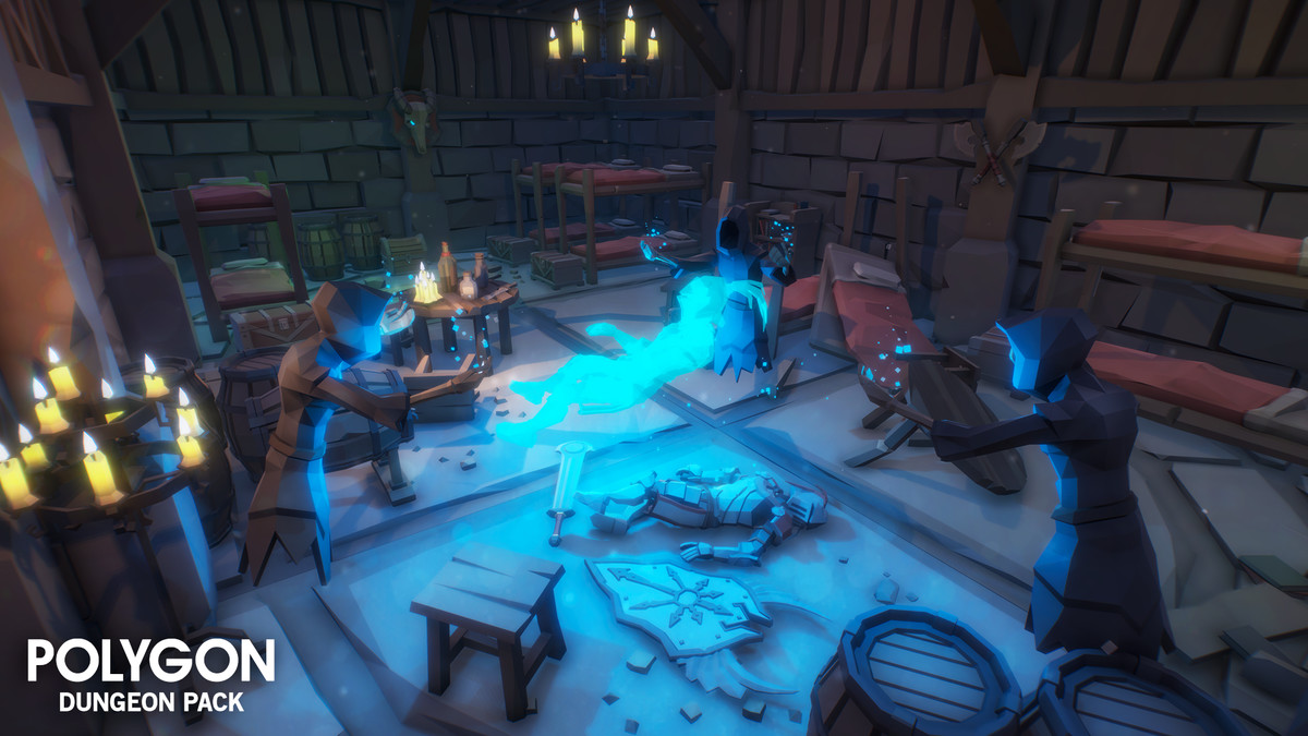 Value Bundle – POLYGON Dungeons Pack and Fantasy Dungeon Map