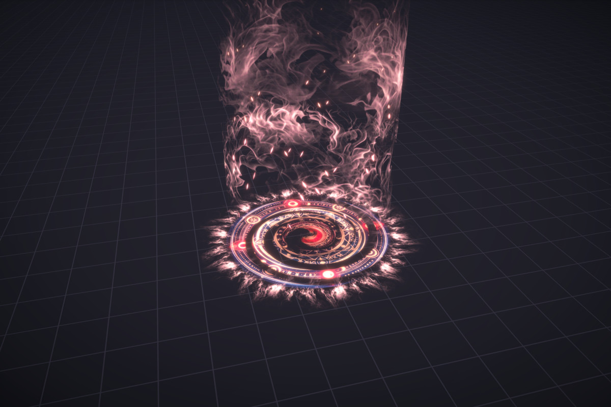 Elemental Fire Spell VFX