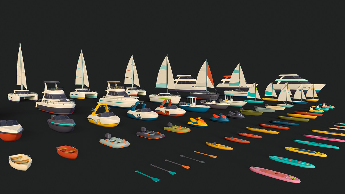 Stylized Watercraft_Pack 2