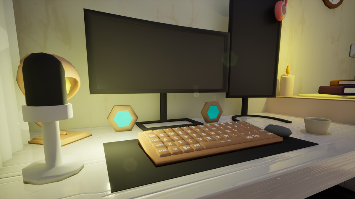 Stylized Gaming Room Environment