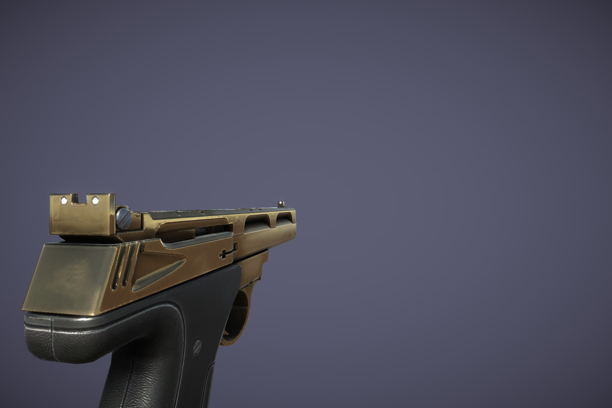Low Caliber Pistol Gold (Apocalypse Weapons)