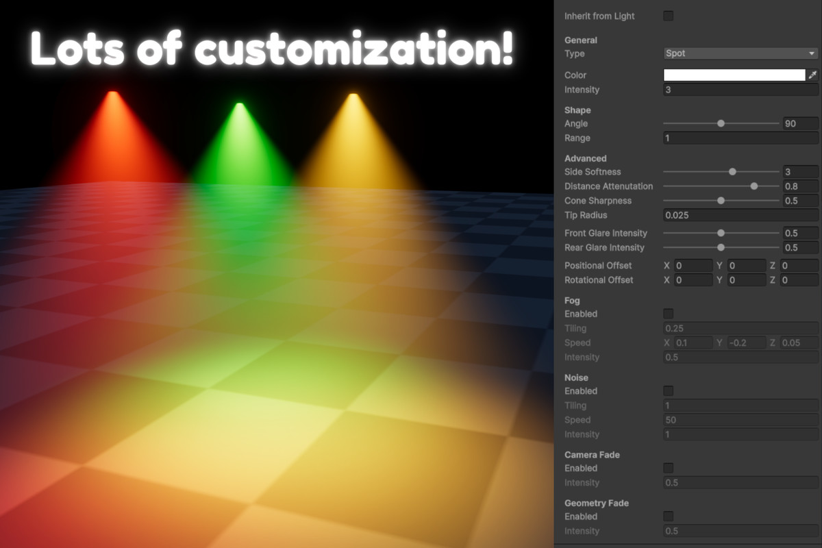 FakeLight | Light Beam & Point Light