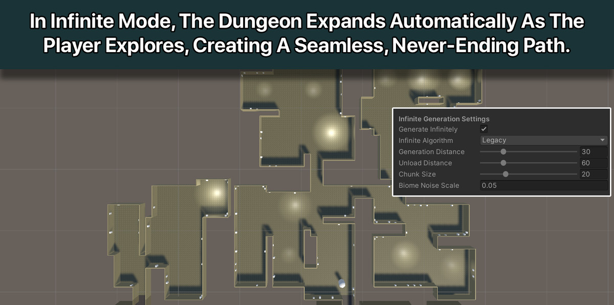 Dungeon Builder Pro Max – Procedural Level Generator with NavMesh For Unity 6.0