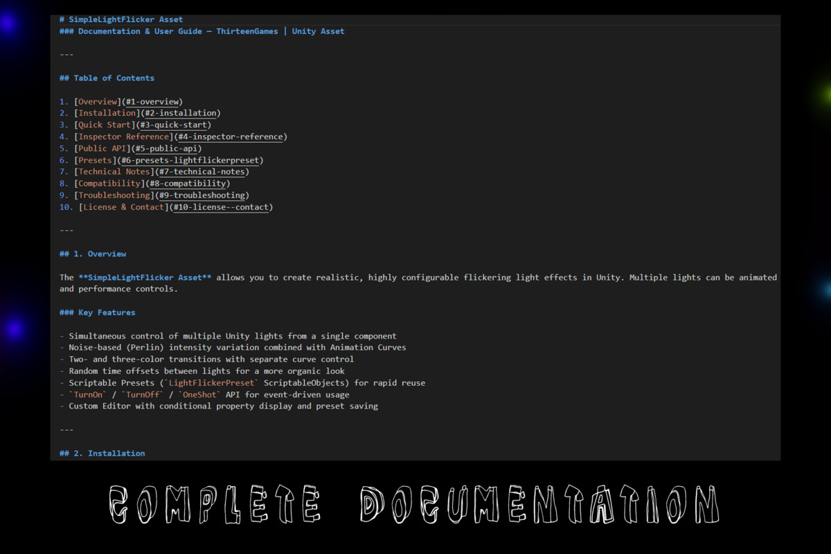 Simple Light Flicker