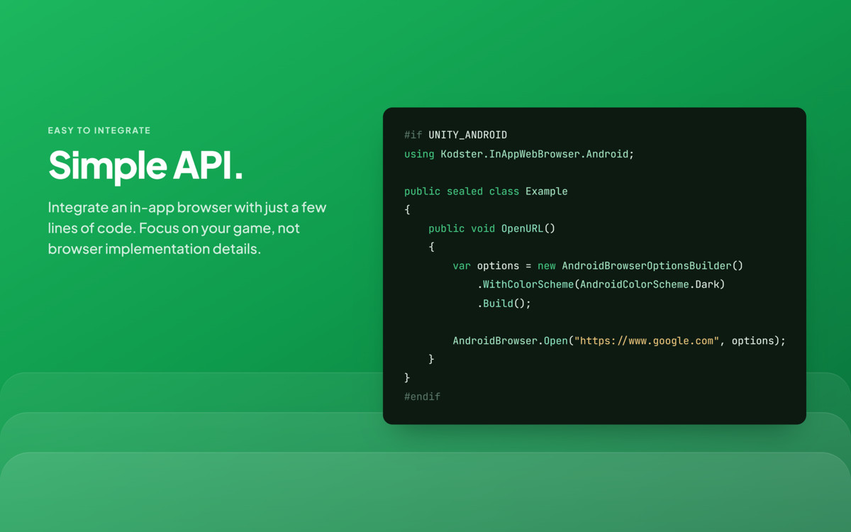 In-App Web Browser for Android