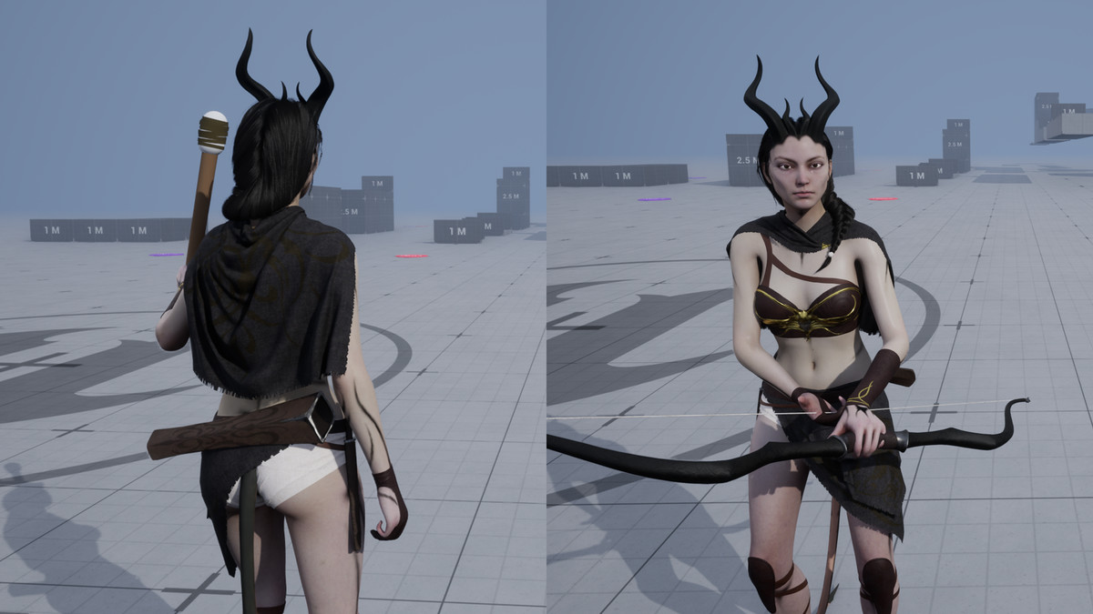 Fantasy Demones Archer